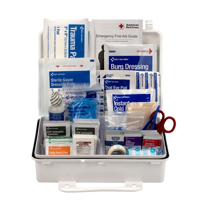 First Aid Only 90563 25 Person First Aid Kit, ANSI 2015 Class A+, Plastic Case