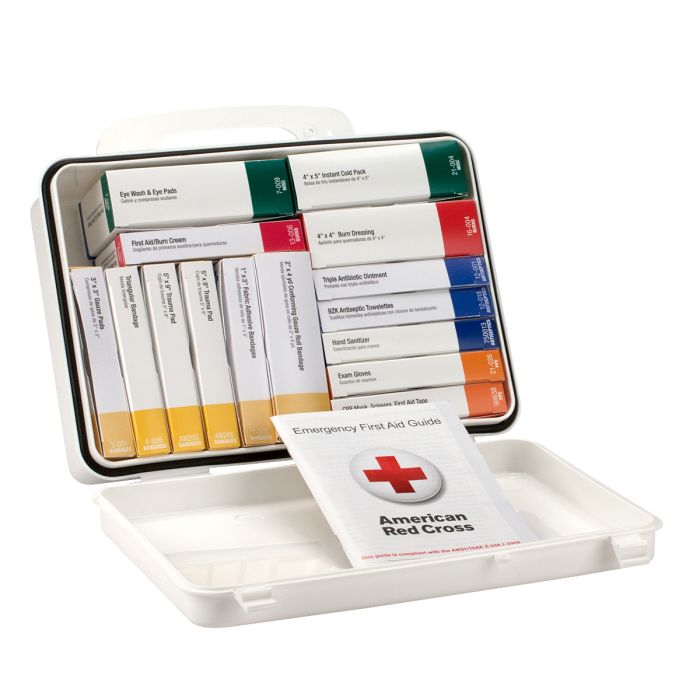 First Aid Only 90569 16 Unit First Aid Kit, ANSI 2015 Class A,  Plastic Case