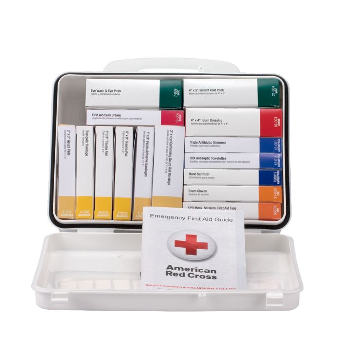 First Aid Only 90569 16 Unit First Aid Kit, ANSI 2015 Class A,  Plastic Case