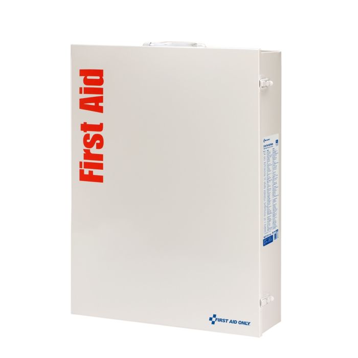 First Aid Only 90577 5 Shelf First Aid ANSI 2015 Class B+ Metal Cabinet, with Meds