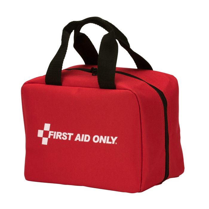 First Aid Only 90599 50 Person First Aid Kit, ANSI 2015 Class A+, Fabric Case