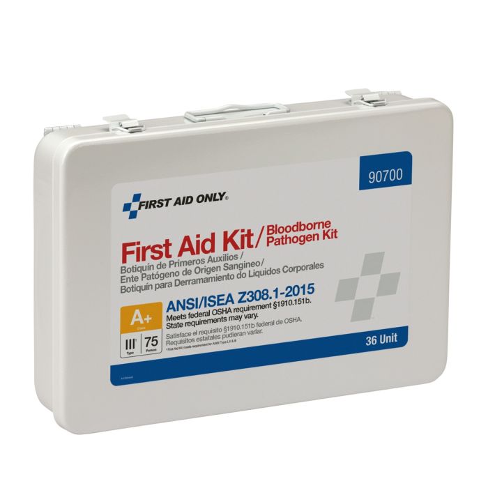 First Aid Only 90700 36 Unit ANSI 2015 Class A+ with BBP