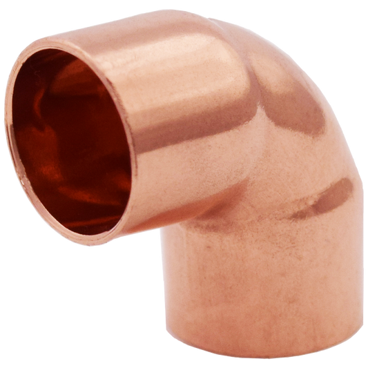 Legend Valves 450-001 1/4" x 3/8" Wrot Copper 90° Elbow