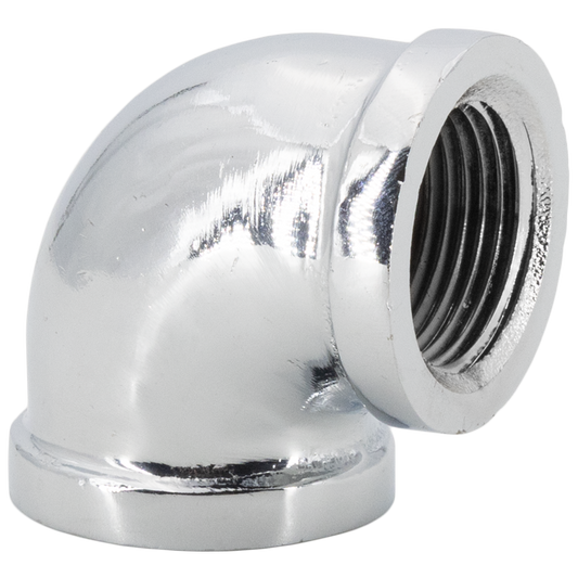 Legend Valves 310-003CNL 1/2" No Lead Chrome-Plated Cast Bronze 90° Elbow