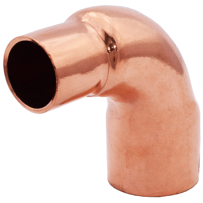 Legend Valves 450-112 1" x 1/2" Wrot Copper 90° Reducing Elbow