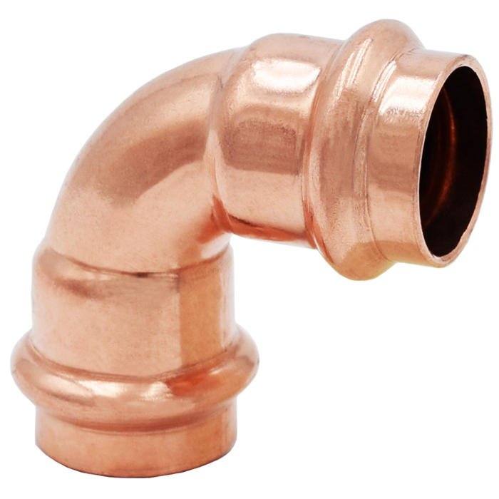 Legend Valves 450-084P 3/4" LegendPress Copper 90° Short Radius Street Elbow