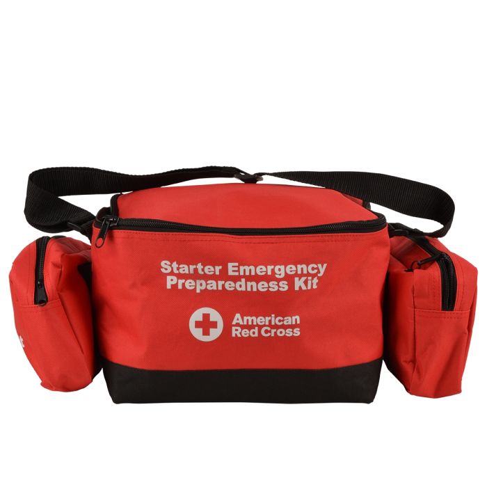 First Aid Only 91050 Emergency Preparedness Backpack Red Cross Starter