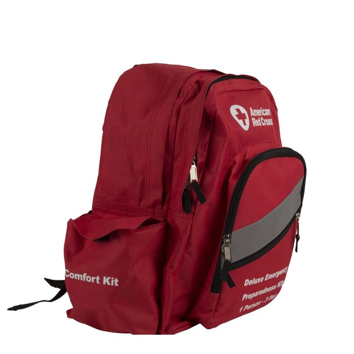 First Aid Only 91052 Emergency Preparedness Backpack Red Cross Deluxe