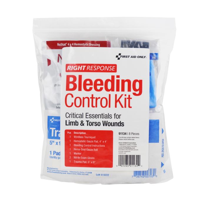 First Aid Only 91134 Bleeding Control Kit, Core Pro