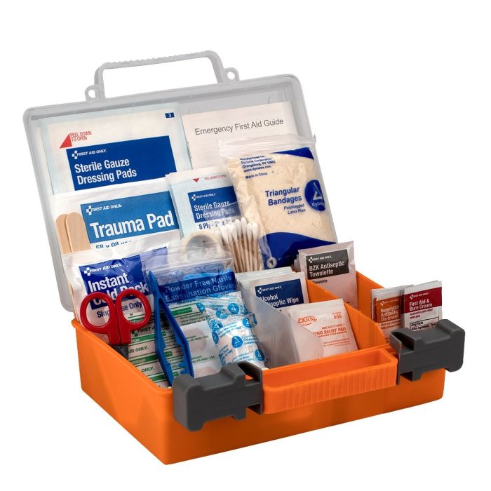 First Aid Only 91139 Clear Front  25-Person Plastic First Aid Kit