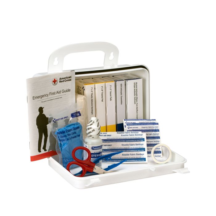 First Aid Only 91150 10 Person Light Duty Vehicle First Aid Kit, Plastic