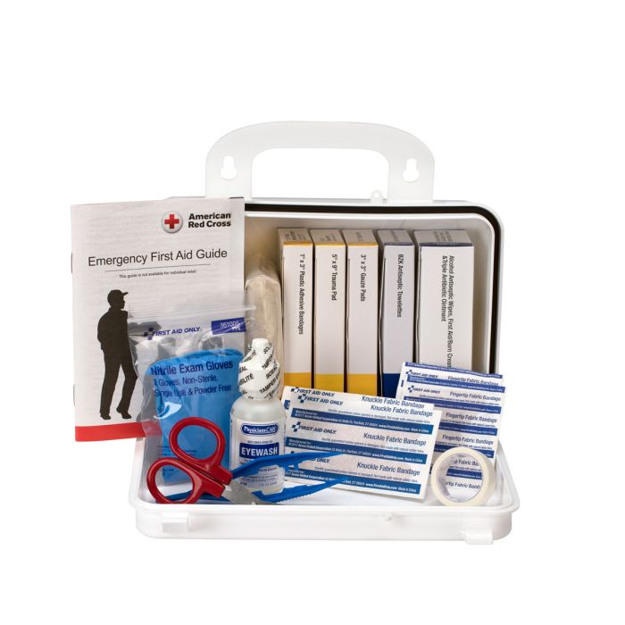 First Aid Only 91150 10 Person Light Duty Vehicle First Aid Kit, Plastic