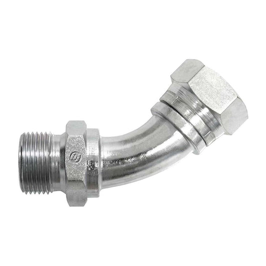 Brennan 9124-24-24 24MBSPP-24FBSPPS Swept Bent Tube 45 Elbow