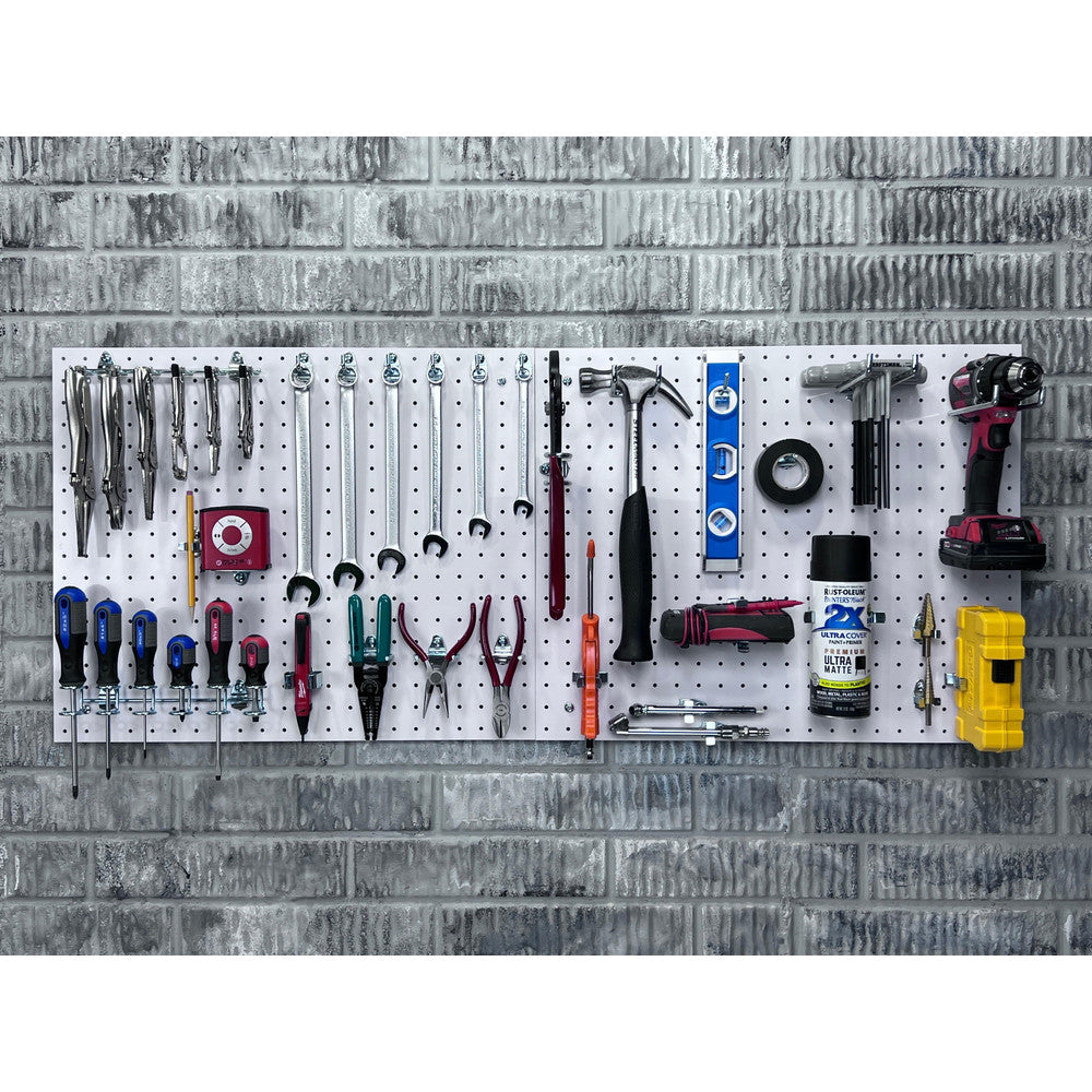 Triton Products 018-Kit Poly Pegboards, pegboard hooks and mounting hardware