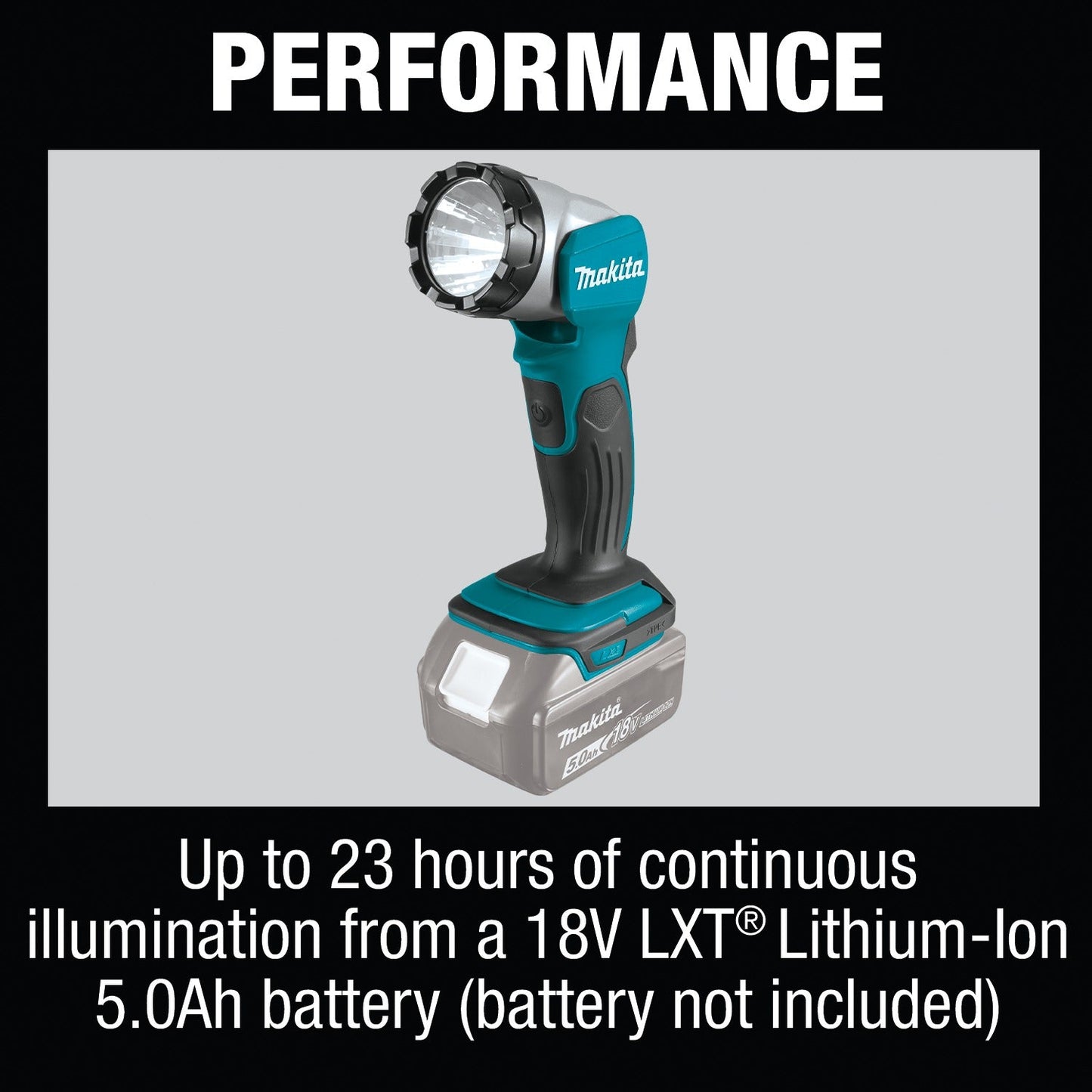 Makita DML802 18V LXT® Lithium‘Ion Cordless L.E.D. Flashlight, Flashlight Only