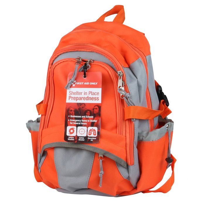 First Aid Only 91308 Shelter in Place Emergency Preparedness Backpack