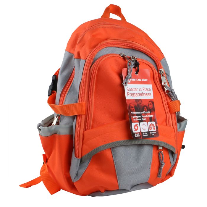 First Aid Only 91308 Shelter in Place Emergency Preparedness Backpack