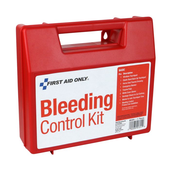 First Aid Only 91311 Bleeding Control Wall Station Single Kit -Basic