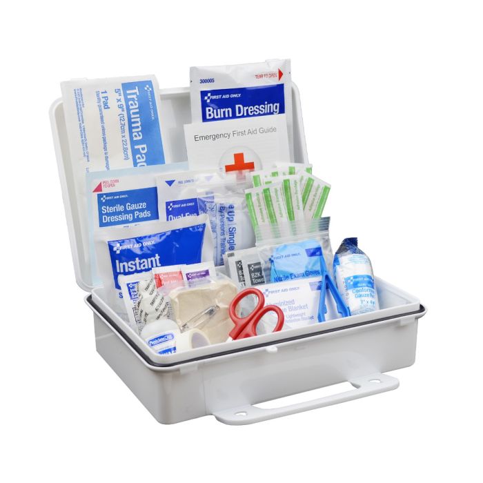 First Aid Only 91324 25 Person ANSI 2021 Class A, Plastic First Aid Kit