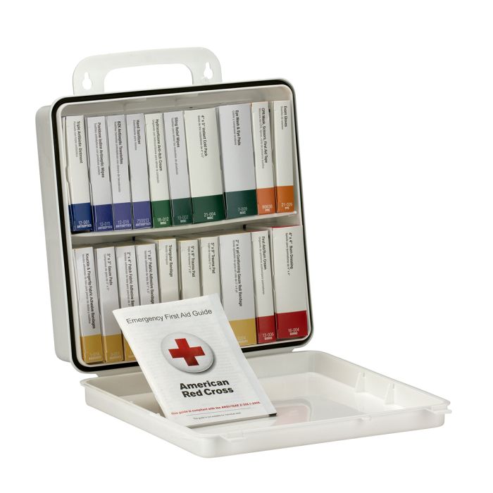 First Aid Only 91330 50 Person ANSI 2021 Class A, 24 Unit Plastic First Aid Kit