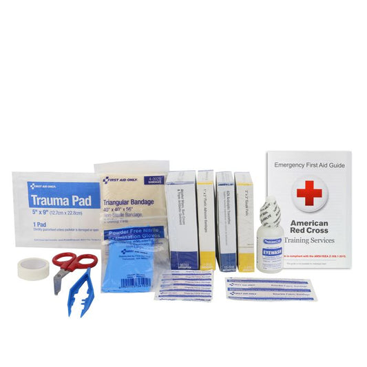 First Aid Only 91371 10 Person Light Duty Vehicle First Aid Kit, Refill Kit for 91150