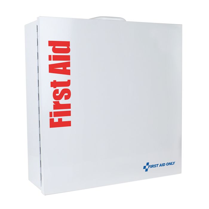 First Aid Only 91376 Large Metal SmartCompliance Cabinet,  ANSI 2021 Class B with Meds