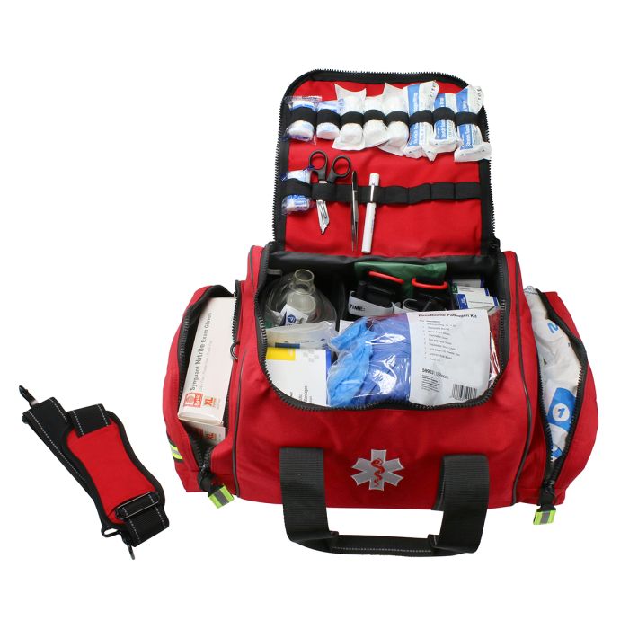 First Aid Only 91393 Responder Bag-Basic First Aid, Bleeding Control, Airway Management & BBP