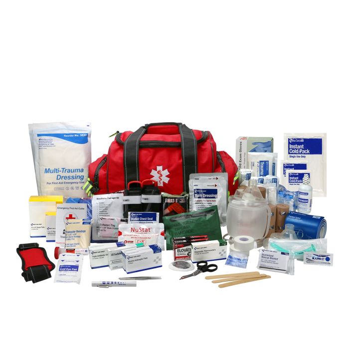 First Aid Only 91393 Responder Bag-Basic First Aid, Bleeding Control, Airway Management & BBP