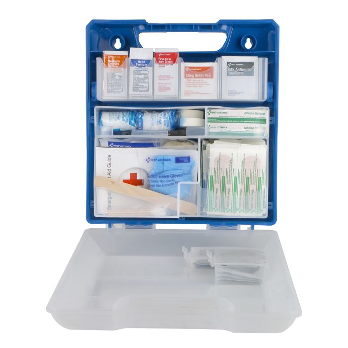 First Aid Only 91407 QuickTreat Dispenser Plastic First Aid Kit, 370 pc