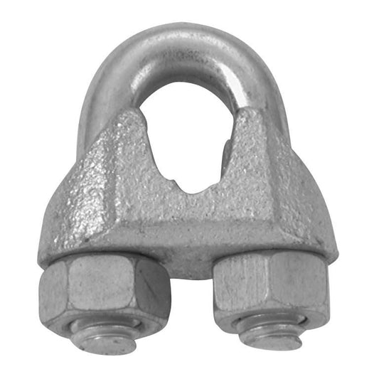 Campbell T7670479 1/2" Wire Rope Clip, Electro-Galvanized