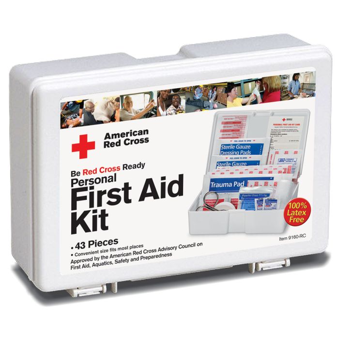 First Aid Only 9160-RC Family First Aid Kit, Plastic