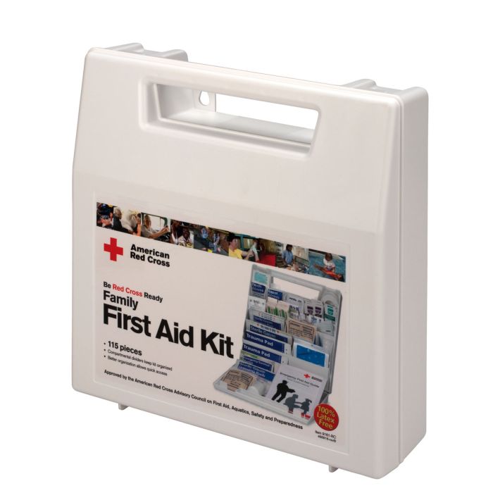 First Aid Only 9161-RC Deluxe Family First Aid Kit, Plastic