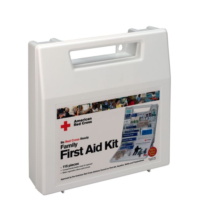 First Aid Only 9161-RC Deluxe Family First Aid Kit, Plastic