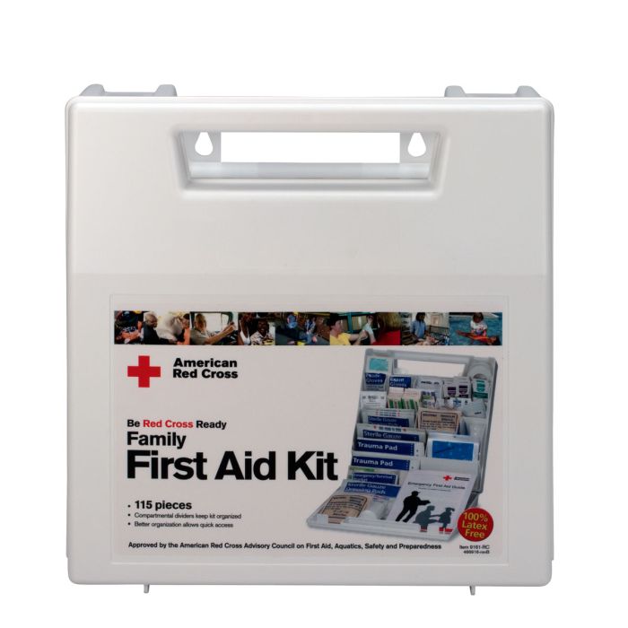 First Aid Only 9161-RC Deluxe Family First Aid Kit, Plastic