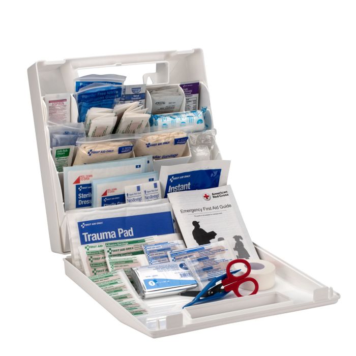 First Aid Only 9161-RC Deluxe Family First Aid Kit, Plastic