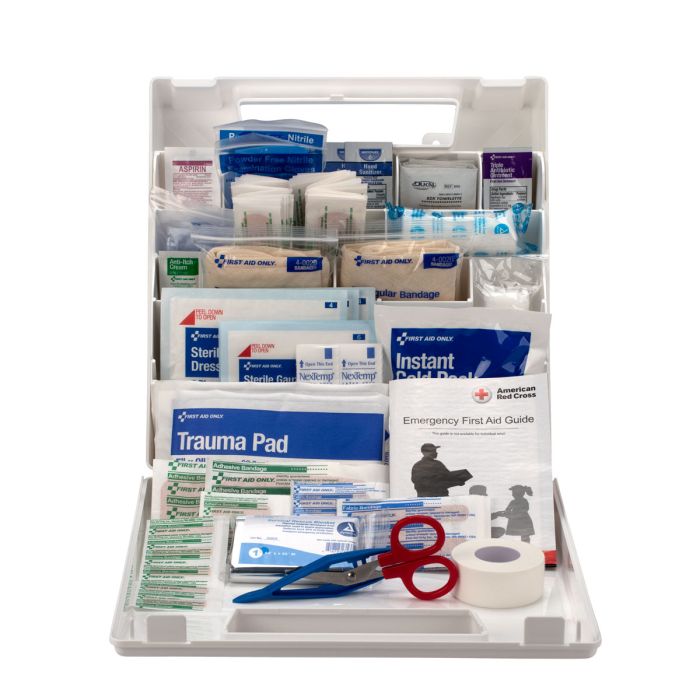 First Aid Only 9161-RC Deluxe Family First Aid Kit, Plastic