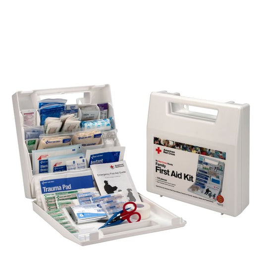 First Aid Only 9161-RC Deluxe Family First Aid Kit, Plastic