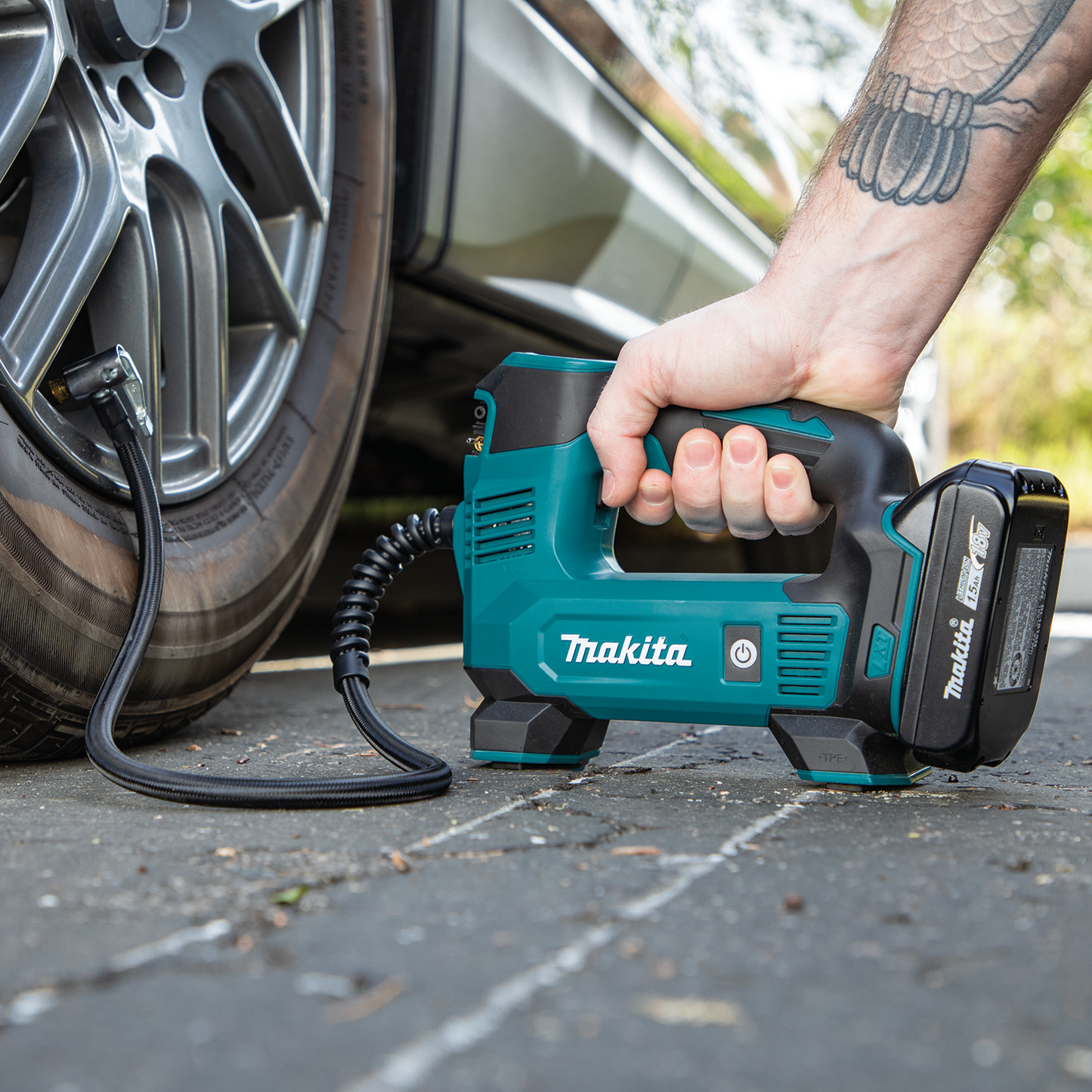 Makita DMP180SYX 18V Lxt® Lithiumion Cordless Inflator Kit (1.5Ah)