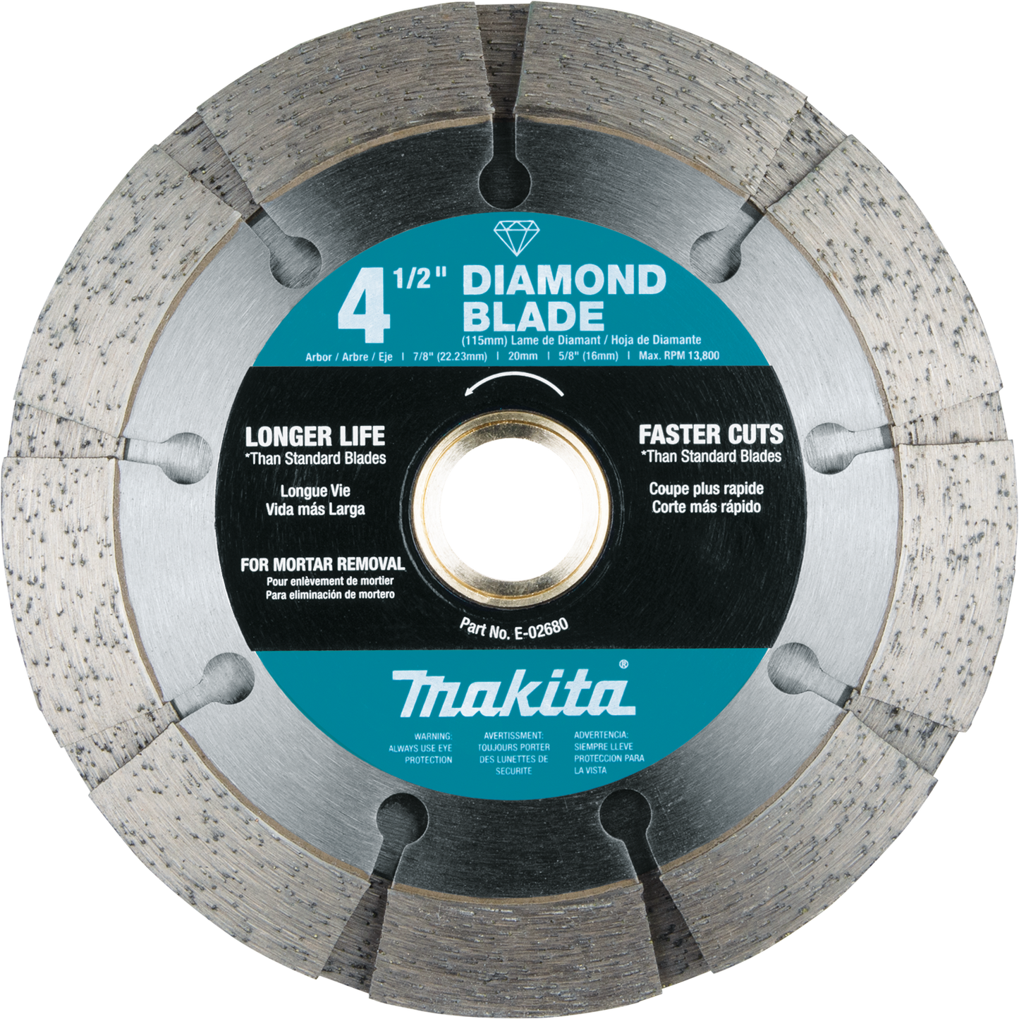 Makita E-02680 4‘1/2" Dual Sandwich Diamond Tuck Point Blade