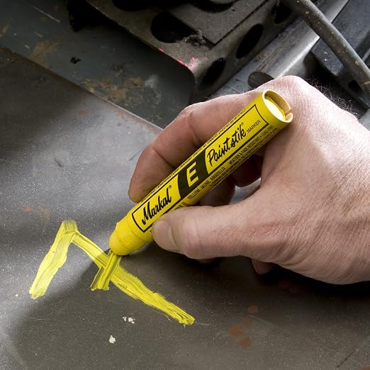 MARKAL® 88620 White E Paintstk Marker (12 MKR)