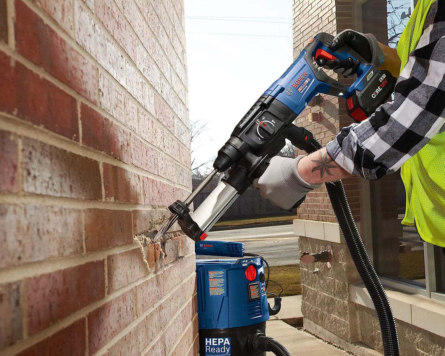 Bosch GBH18V-26DN 18V Ec Brushless Sds-Plus® Bulldog 1 In. Rotary Hammer (Bare Tool)