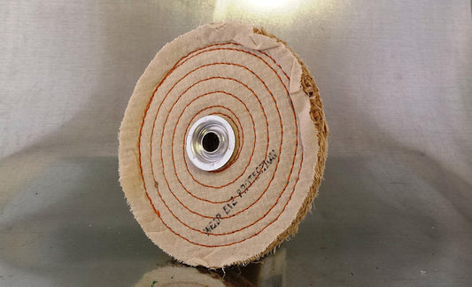 Dico 7000269 1/2" Thick Sisal Buffing Wheel, 8" Diameter