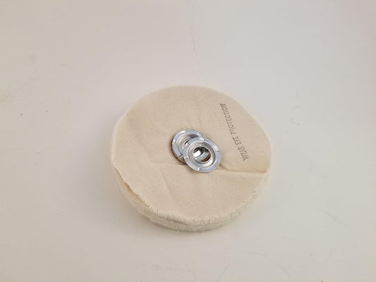Dico 7000139 1/2" Thick One Row Sewn Buffing Wheel, 4" Diameter
