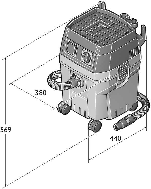 Fein 92036060090 Wet/Dry Vac Set Turbo Ii / N09 120V60H