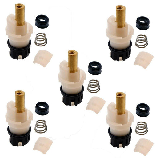 Jones Stephens C25467 Hot or Cold Brass Stem fits Delta®/Delex® and Peerless®, 1-15/16" Overall Length, 5 Pack