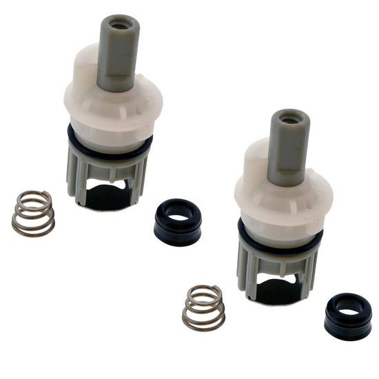 Jones Stephens C25461 Hot or Cold Washerless Stem fits Delta®/Delex® and Peerless®, 1-13/16" Overall Length, 1 Pair