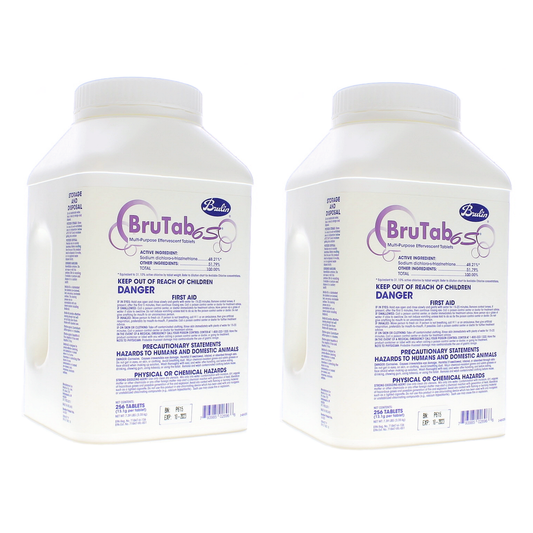 SOS Cleanroom BruTab 6S Disinfectant Tablets – Multi-Purpose Sporicidal Cleaning Solution - Case