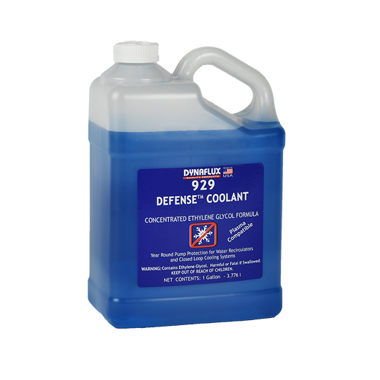 Dynaflux 929-4X1 929 – Concentrated Defense with Ethylene Glycol, (Case of 4 - 1 Gallons)