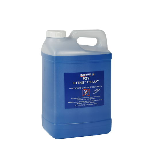 Dynaflux 929-5 929 – Concentrated Defense with Ethylene Glycol, (Case of 2 - 2 1/2 Gallons)