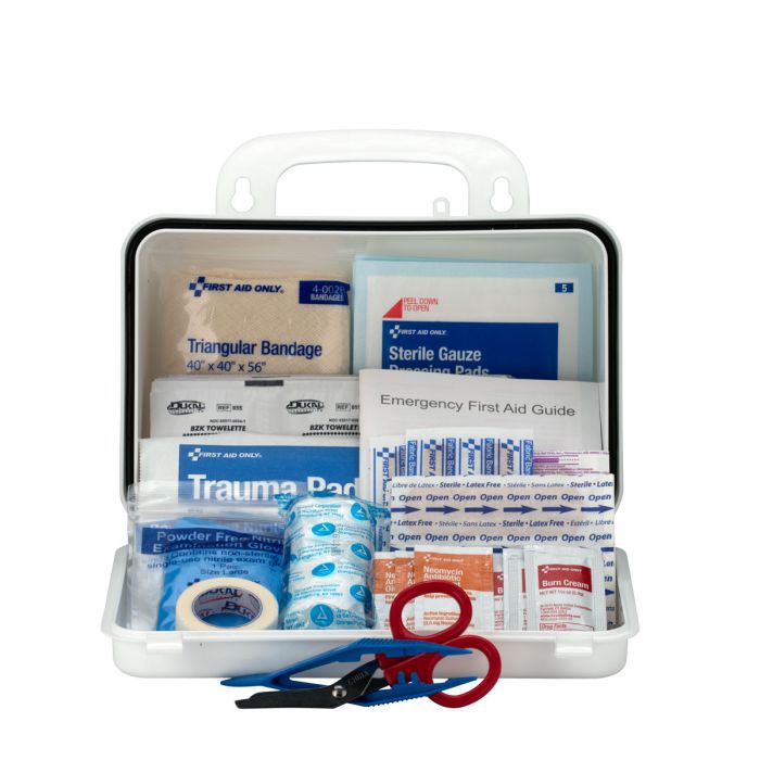 First Aid Only 9300-10P 10 Person Contractor First Aid Kit, Plastic Case